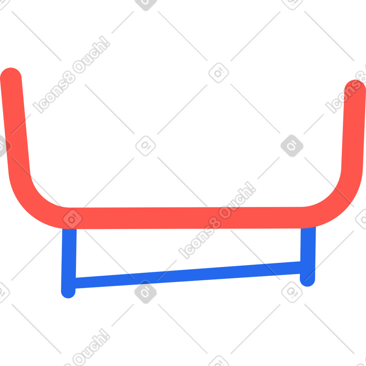 Shelf illustration in Kingdom style download in PNG, SVG