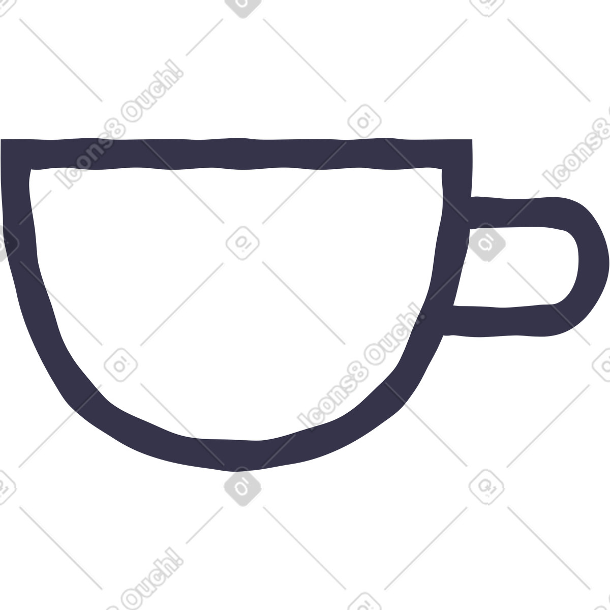 Illustration Agresser dans le style Stripy à télécharger aux formats PNG, SVG