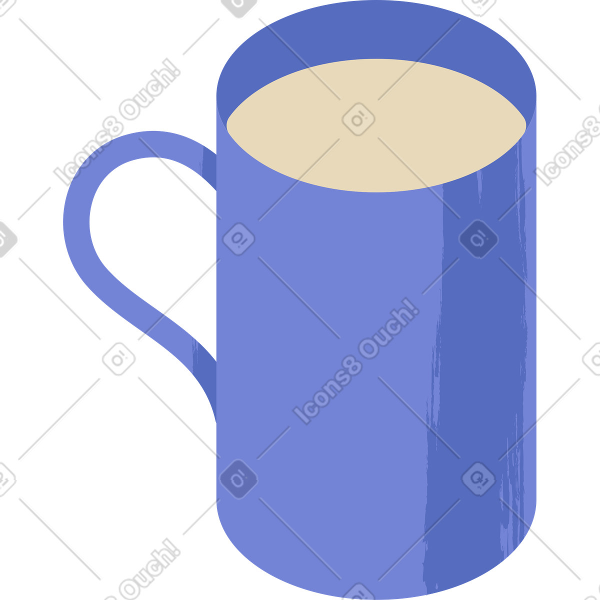 Illustration Tasse avec du cacao dans le style Juicy à télécharger aux formats PNG, SVG