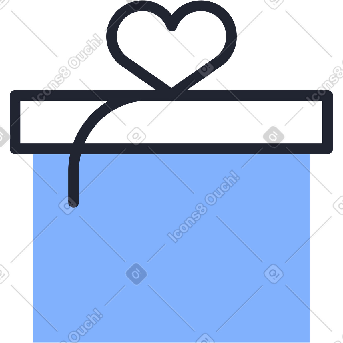 Ilustração de Presente em no estilo Pablita para baixar em PNG, SVG
