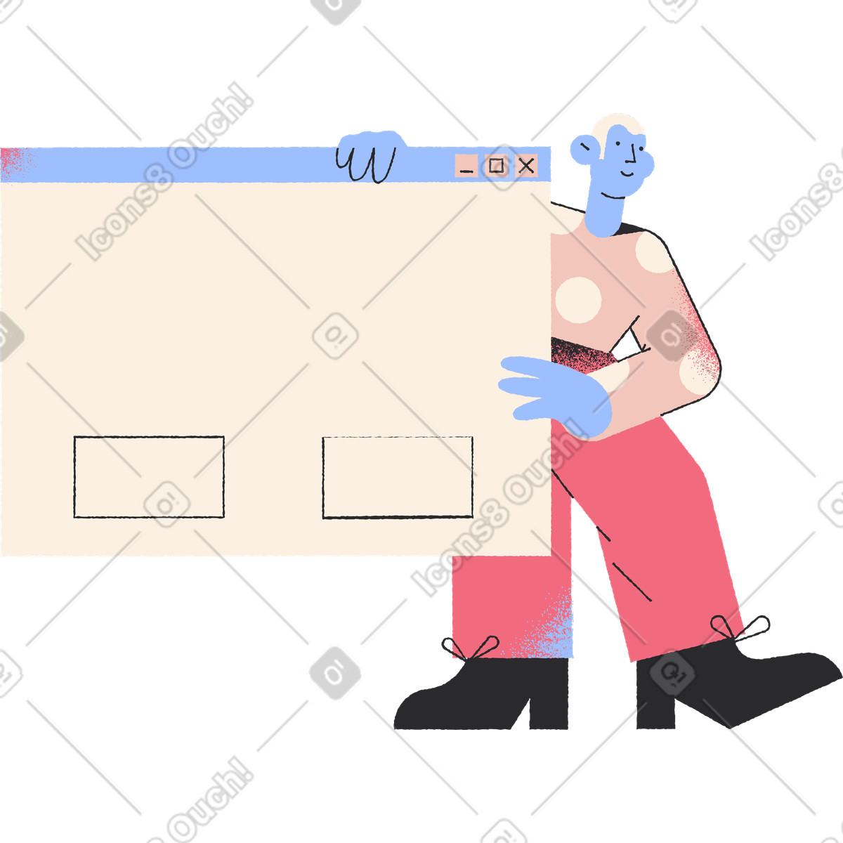 Ilustração de Terrestre em no estilo Pablo para baixar em PNG, SVG