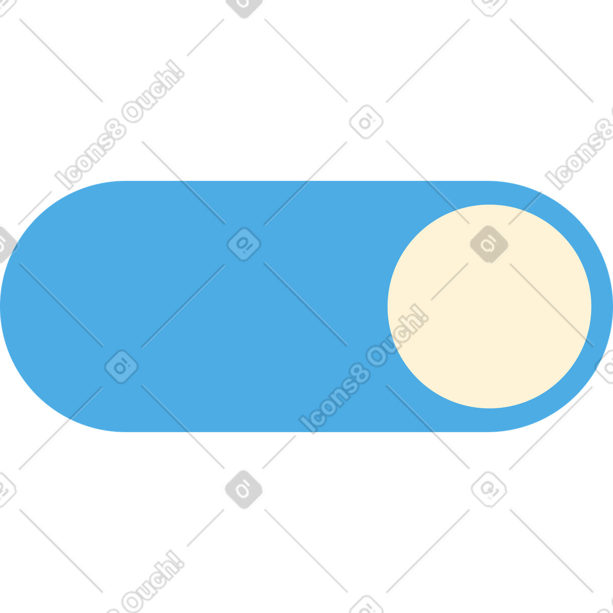 Ilustración Botón deslizante en estilo Catchy a descargar en PNG y SVG