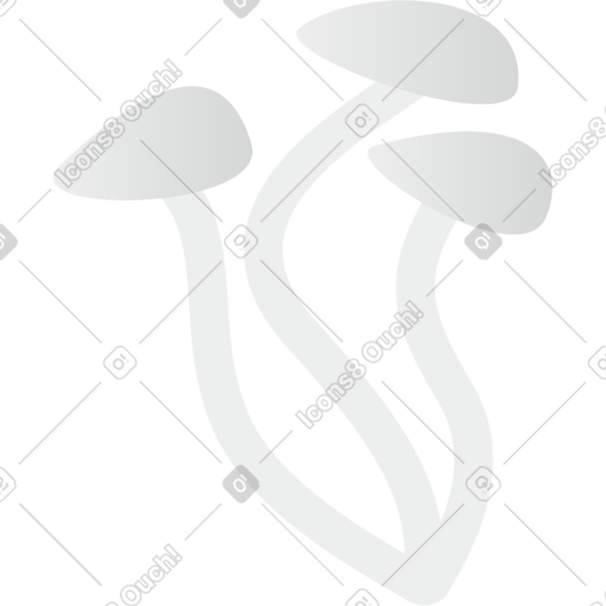 Illustration Champignons dans le style Clip à télécharger aux formats PNG, SVG
