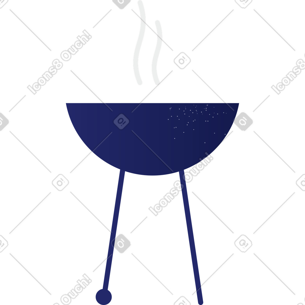 Barbecue illustrazione in stile Clip scarica in PNG, SVG