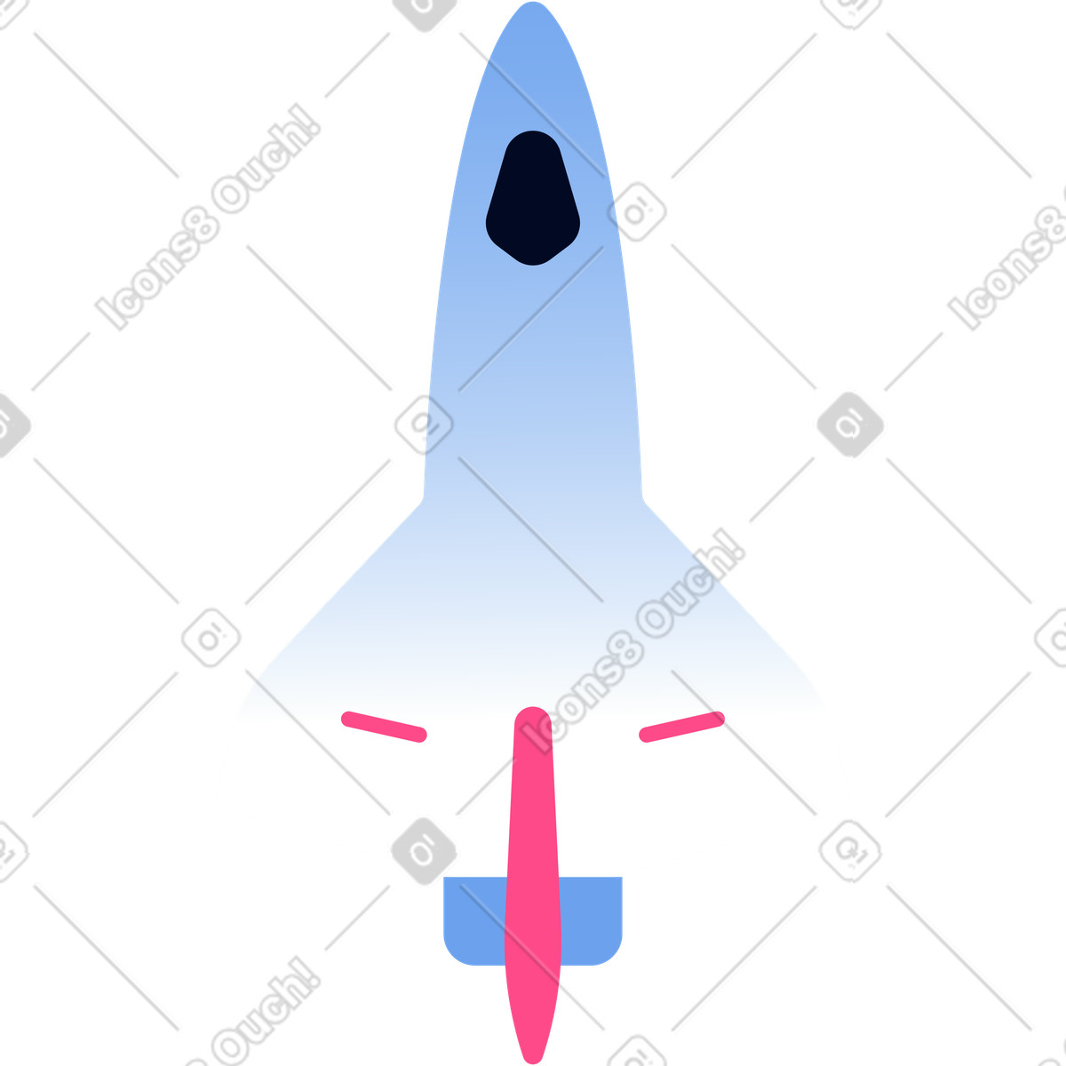 Small jet fighter aircraft illustrazione in stile Space scarica in PNG, SVG