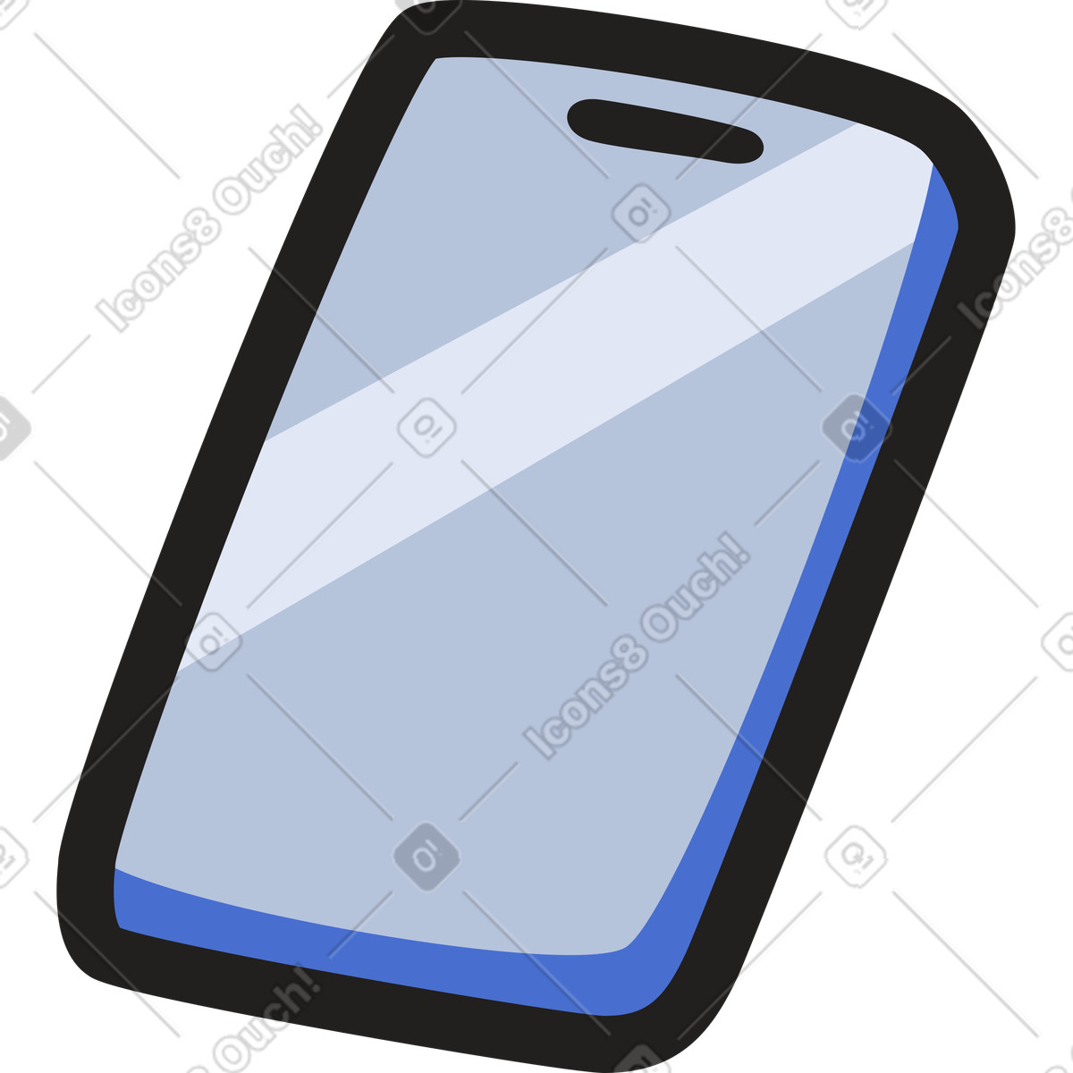 Illustration Téléphone dans le style Clipart à télécharger aux formats PNG, SVG