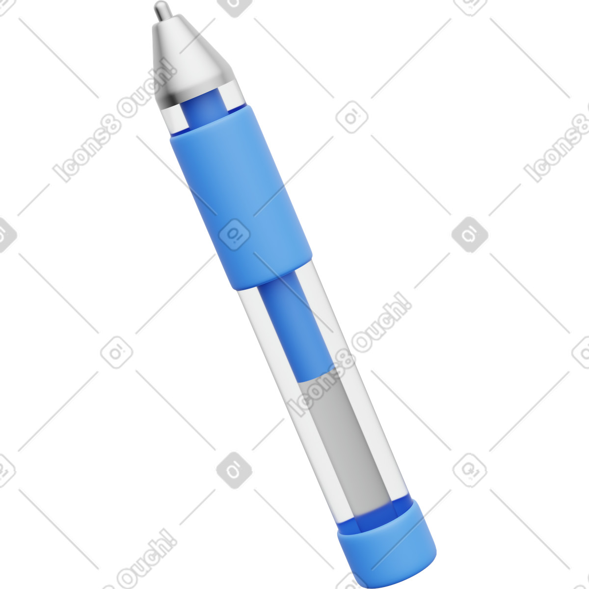 3D Playful 스타일의 Writing pen for note taking and office work 일러스트레이션 PNG, SVG 다운로드