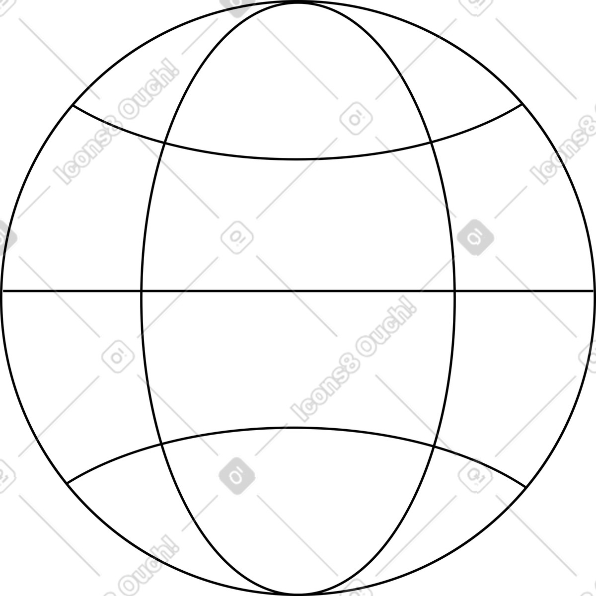 Terra lineare illustrazione in stile Knotty scarica in PNG, SVG