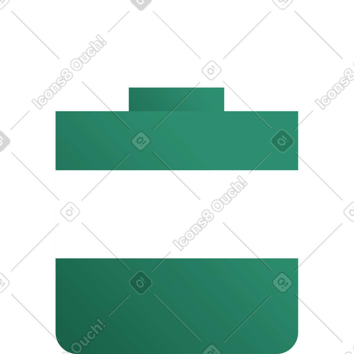 Ilustración Pastillas en un frasco verde estilo Wavy a descargar PNG y SVG