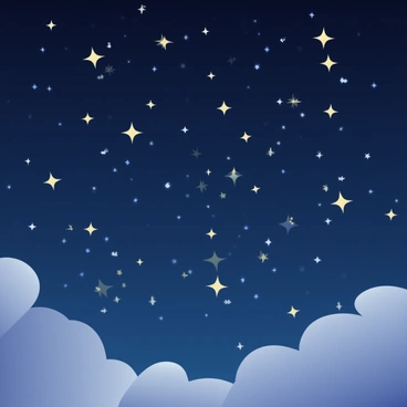 A dark night sky is filled with numerous stars twinkling brightly. The stars form a recognizable pattern that resembles "exosomes," with some stars closely clustered to create distinct shapes. The background of the sky transitions from deep navy blue at the top to lighter shades of blue near the horizon. Some faint clouds are present, adding subtle texture to the celestial scene. The overall composition highlights the beauty of the stars and emphasizes the intricate formation that represents "exosomes."