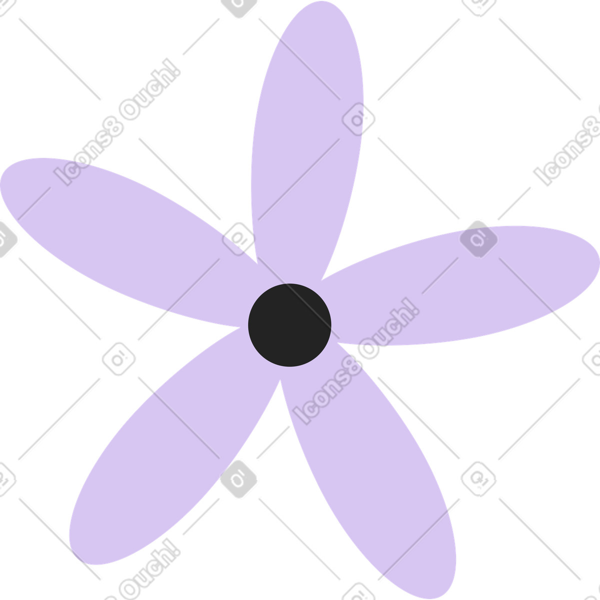 下载 Sammy Line 风格的 热带花卉 插画，支持 PNG、SVG 格式