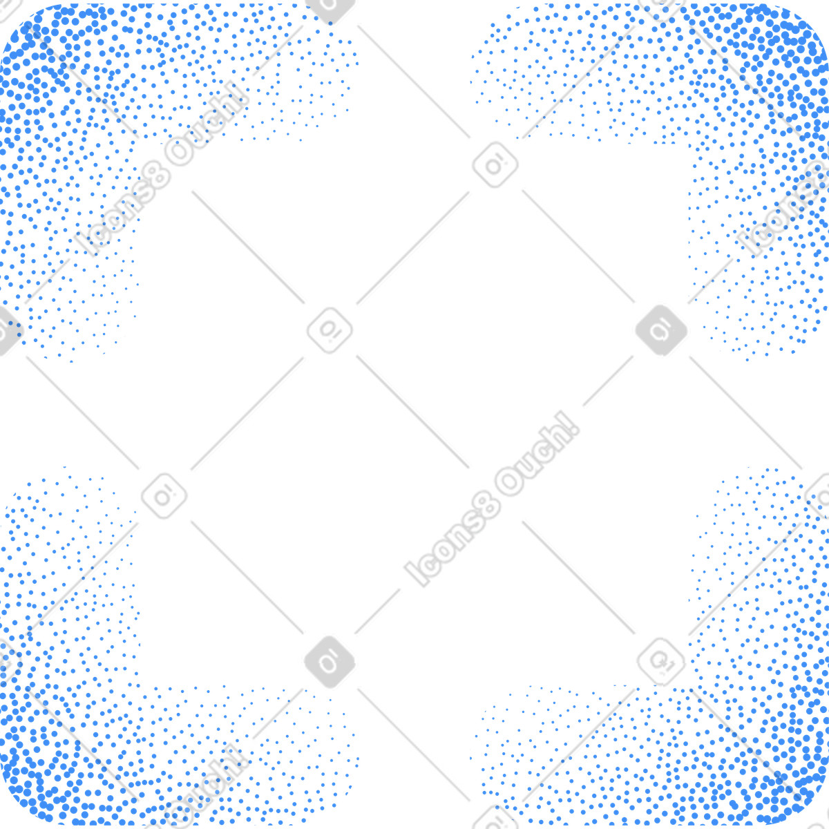 Scanning frame, lens frame-Illustration im Grain-Stil als Download in PNG, SVG