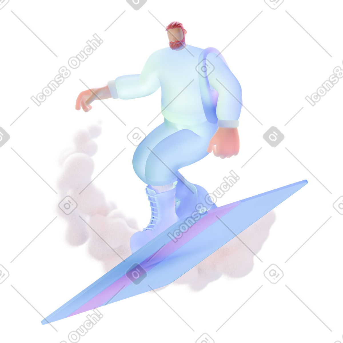 Cliente che naviga con carta di credito, acquisti digitali e pagamenti online illustrazione animata in stile 3D Airy scaricabile in GIF, Lottie (JSON), AE