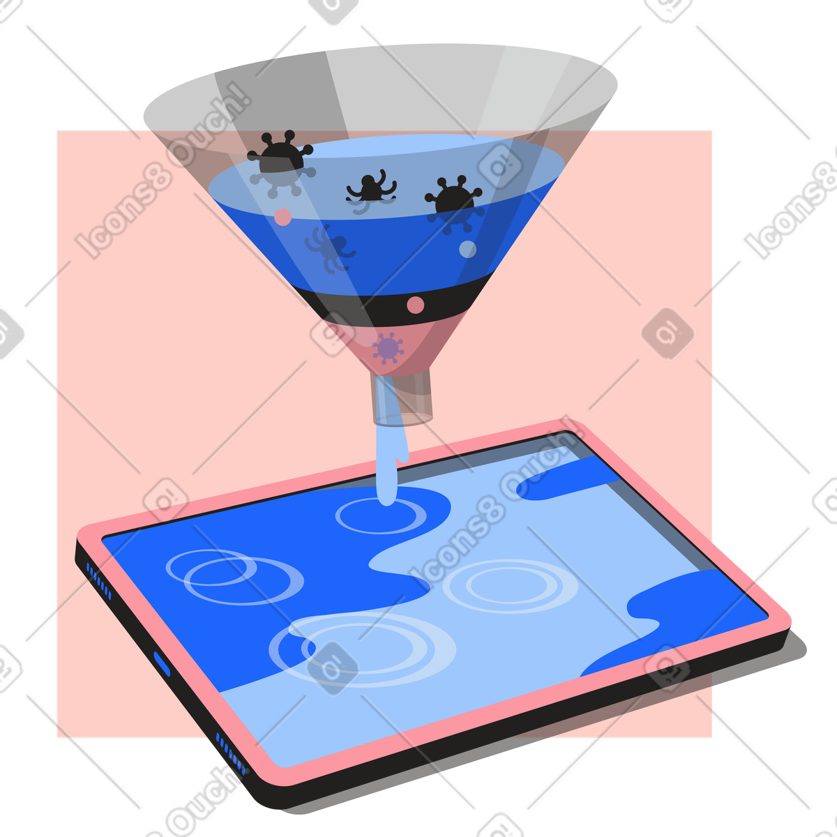Ilustración Protección contra estafadores - antiphishing en estilo Editorial a descargar en PNG y SVG