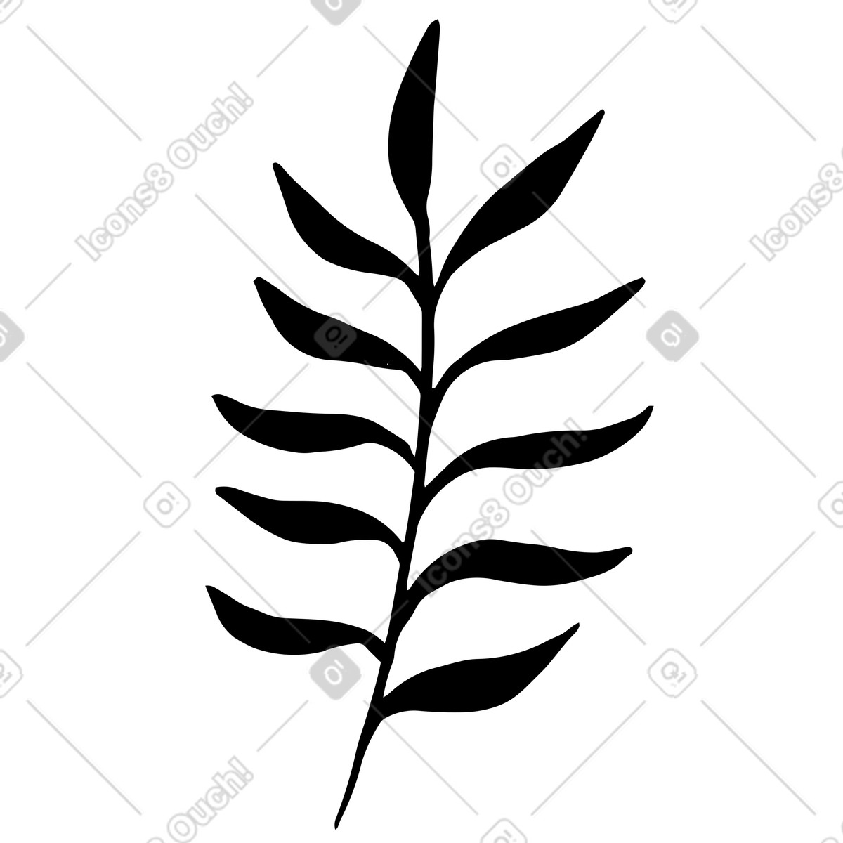 Ilustración Planta en estilo Scandi a descargar en PNG y SVG