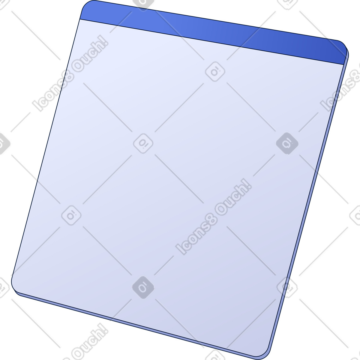 Empty frame illustration in PNG, SVG