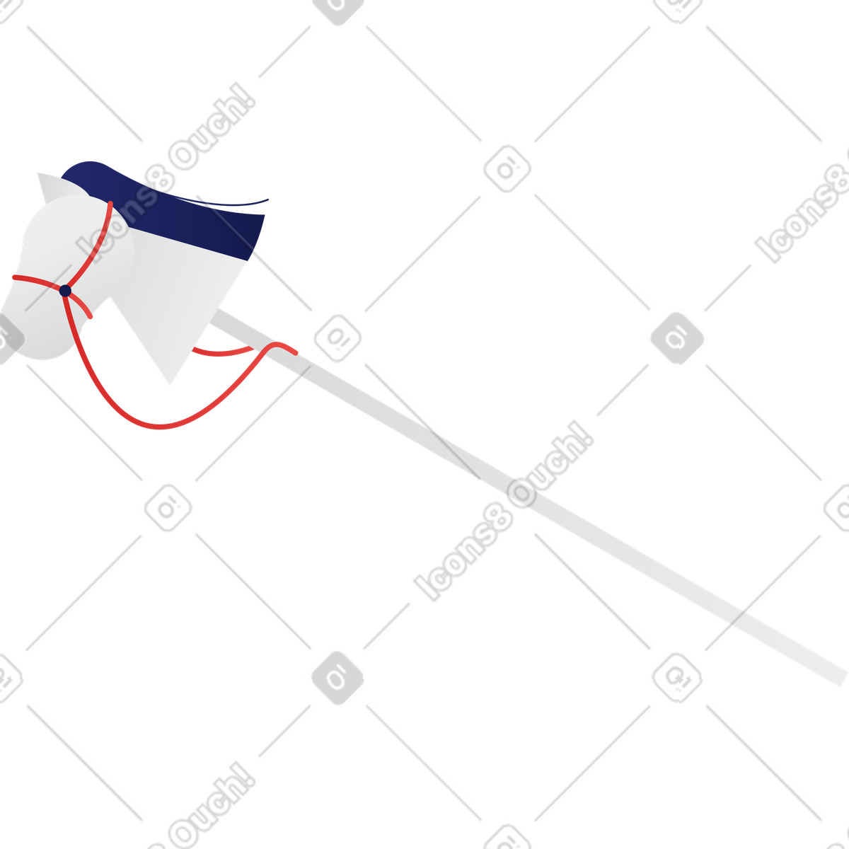 Ilustração de Vara brinquedo cavalo em no estilo Clip para baixar em PNG, SVG