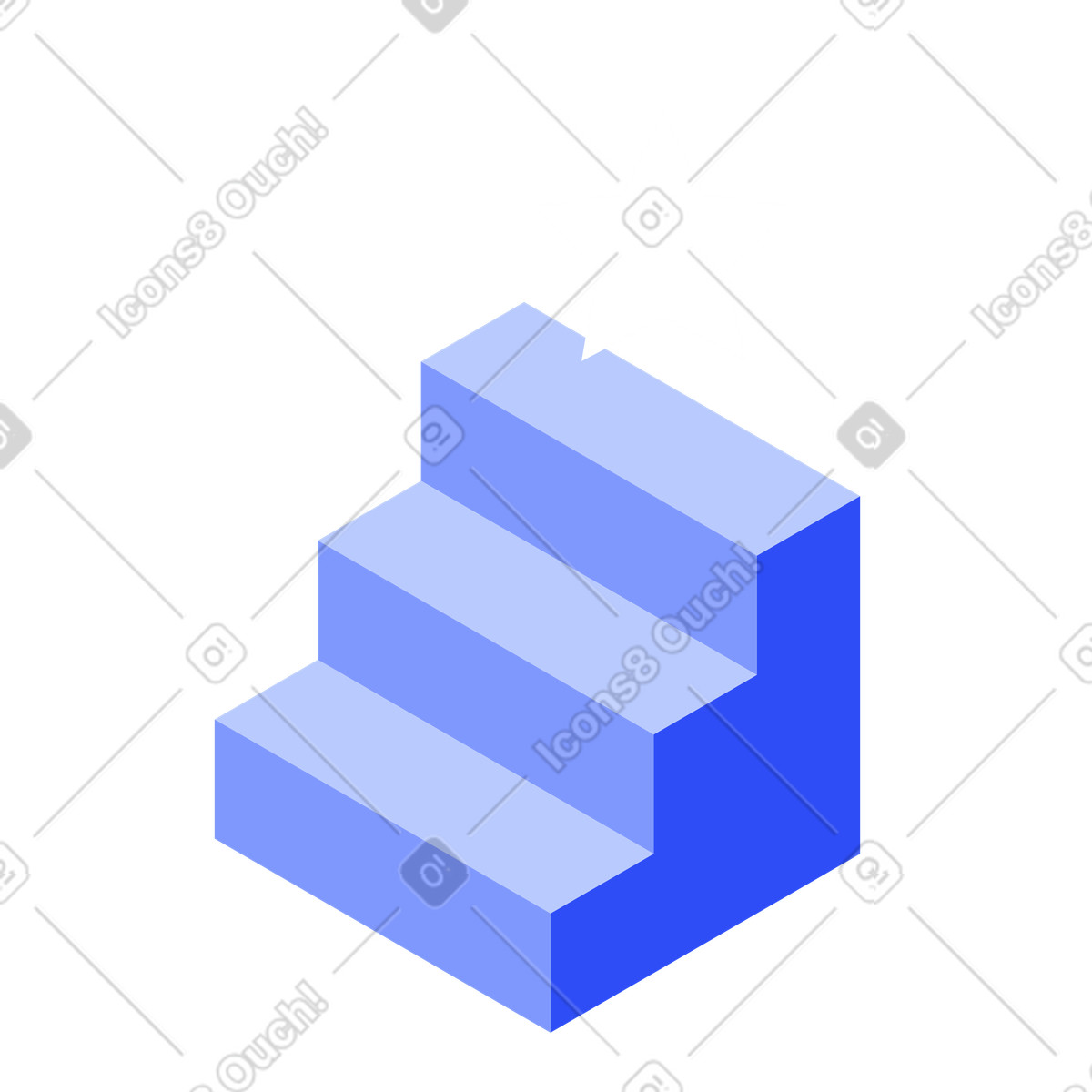 Ilustração de Success stairs leading toward shining star for goal achievement em no estilo System para baixar em PNG, SVG