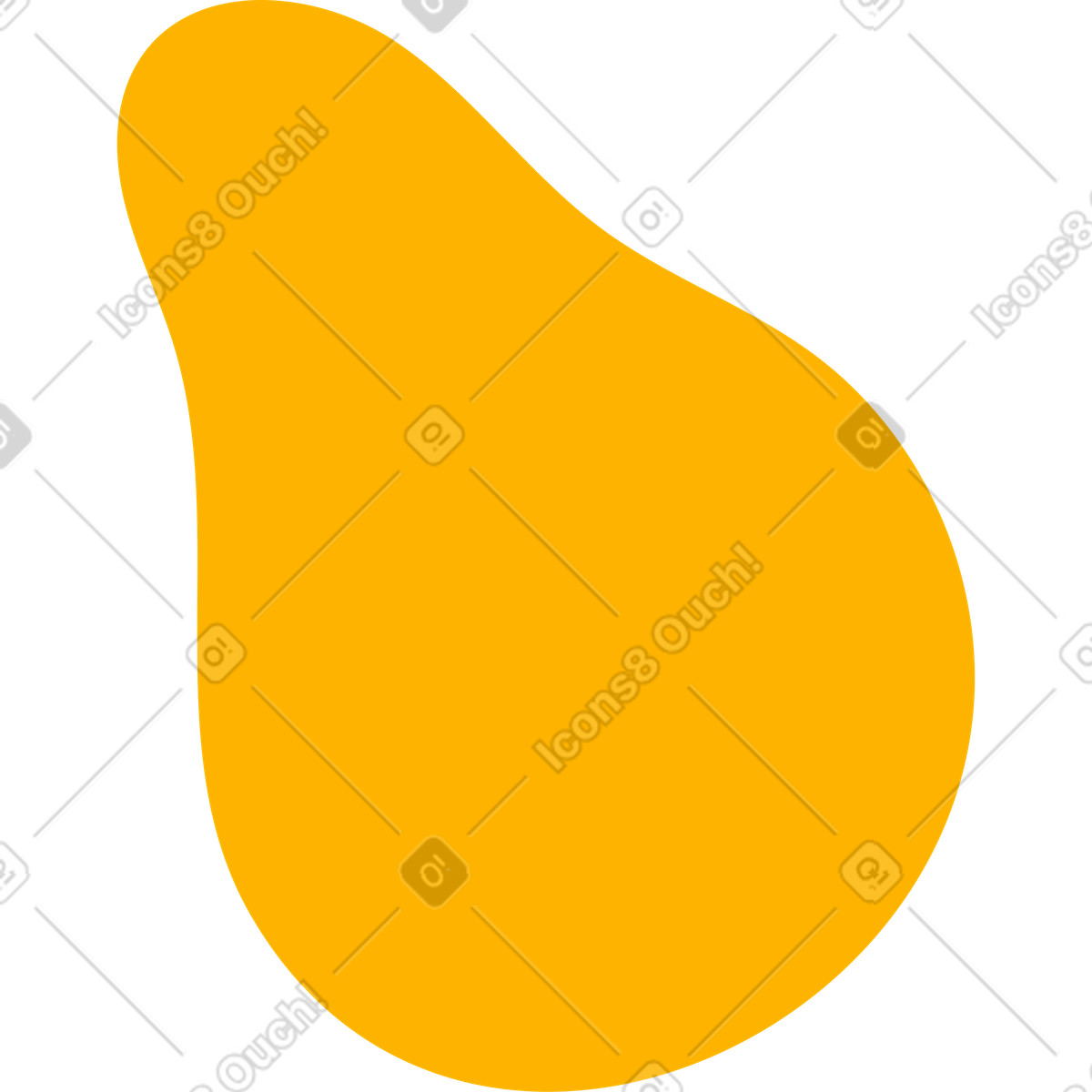 下载 Flame 风格的 梨 插画，支持 PNG、SVG 格式