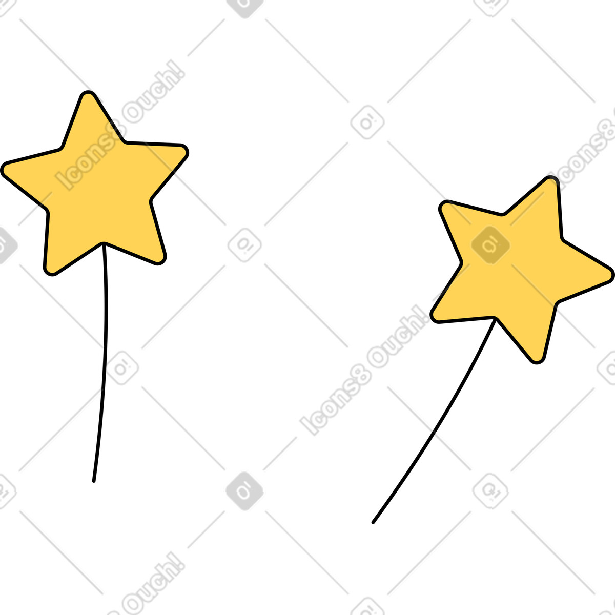 Decor illustration in Sitcom style download in PNG, SVG