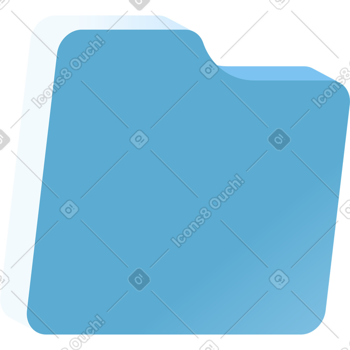Folder illustration in Concept style download in PNG, SVG