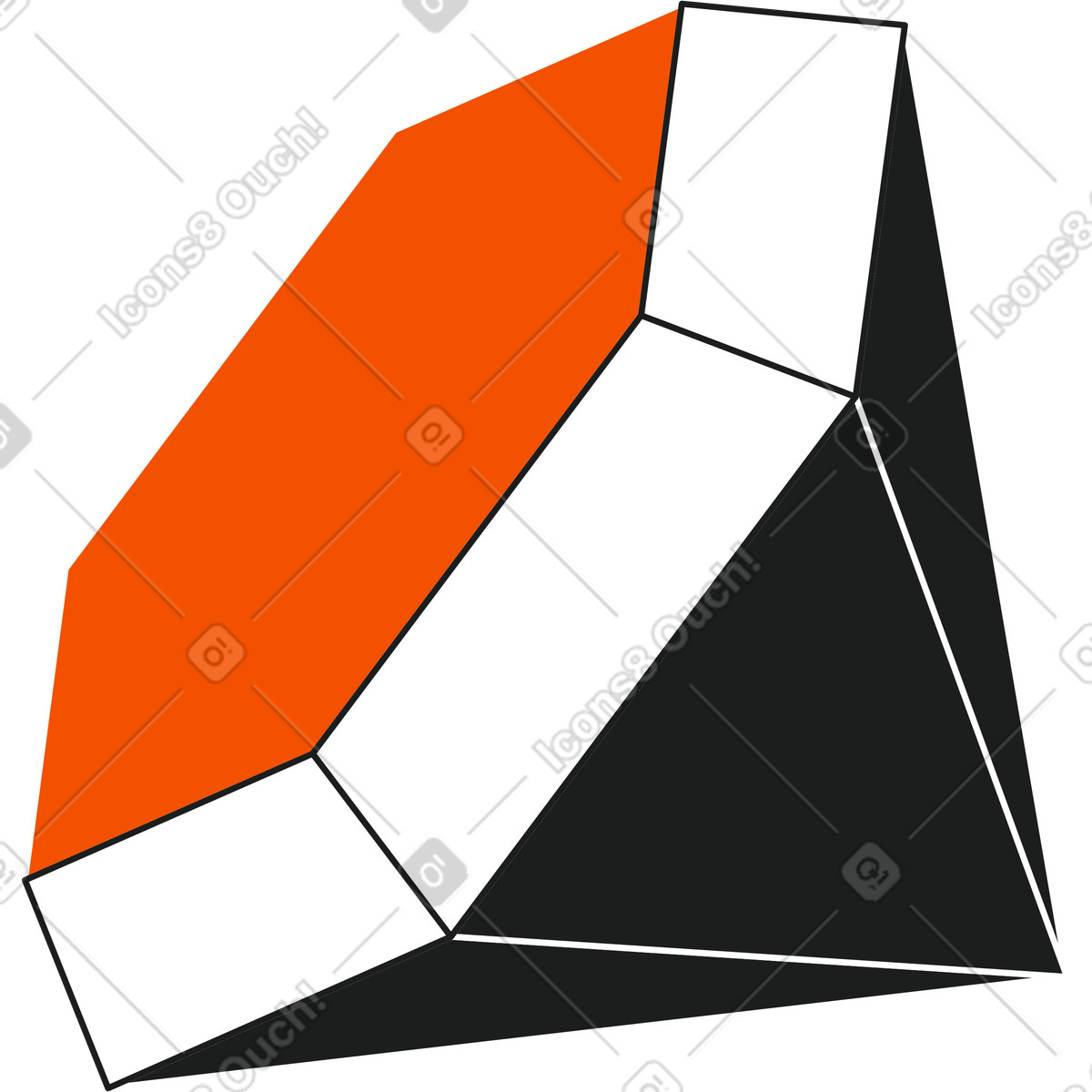 Ilustración Diamante en estilo Strict a descargar en PNG y SVG