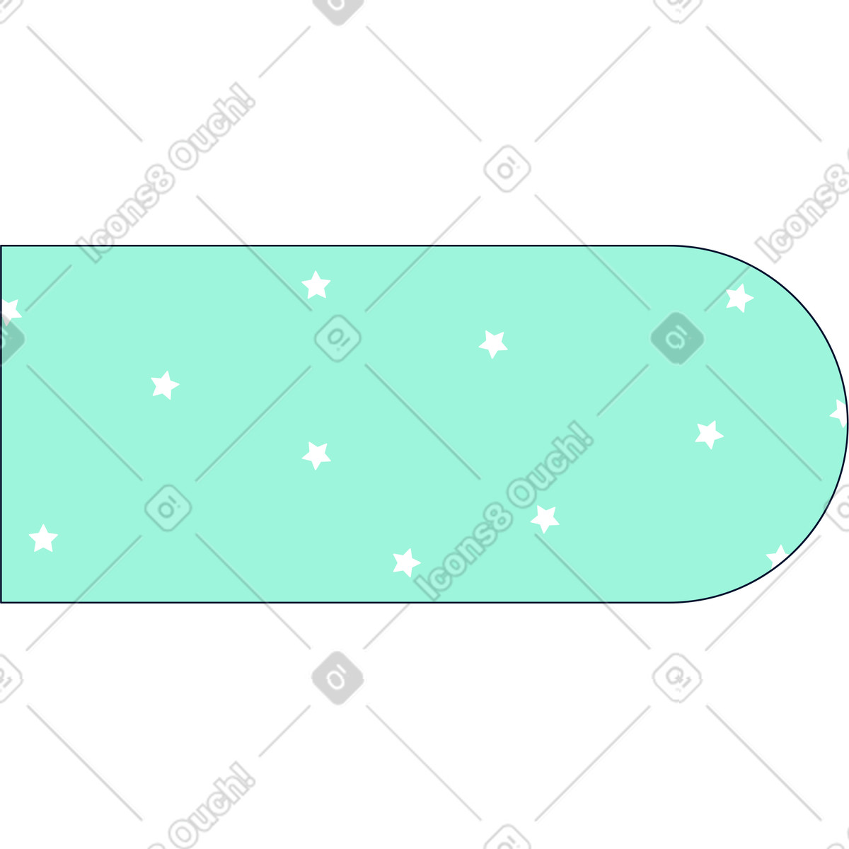 Ilustración Fondo con estrellas en estilo Teal a descargar en PNG y SVG