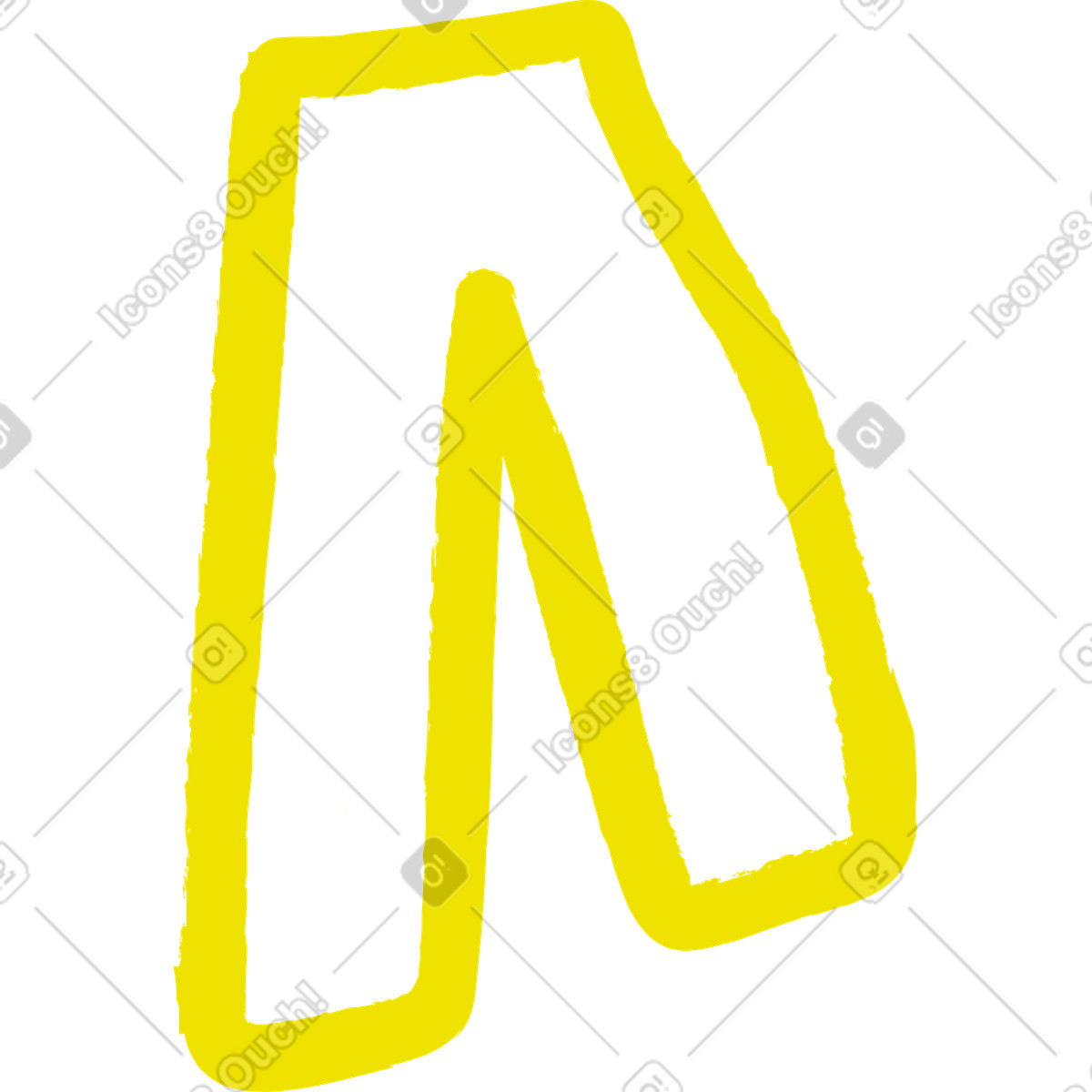 Ilustração de Calça em no estilo Lime para baixar em PNG, SVG