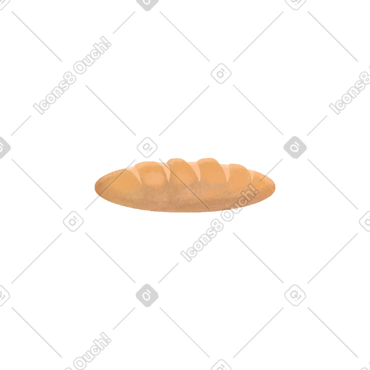 Ilustración Bread en estilo Family a descargar en PNG y SVG