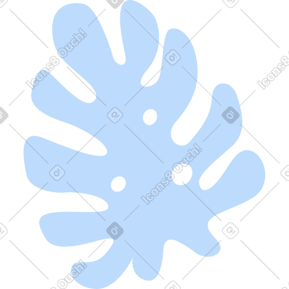 Illustration Feuille de palmier dans le style Urban à télécharger aux formats PNG, SVG
