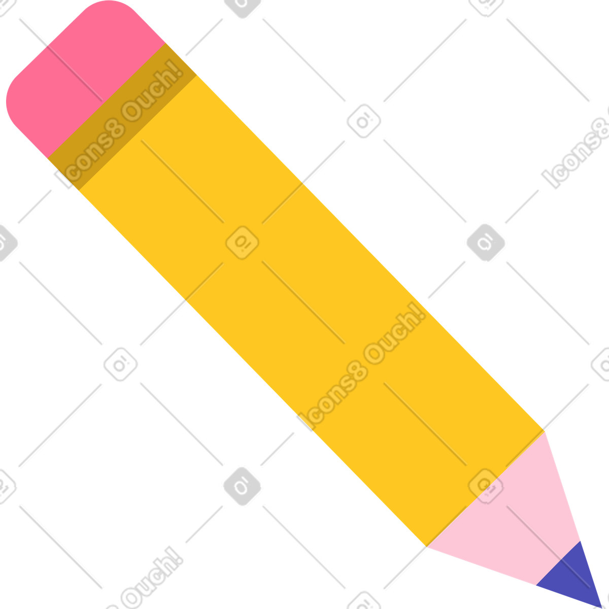 Ilustração de Lápis em no estilo Bright para baixar em PNG, SVG