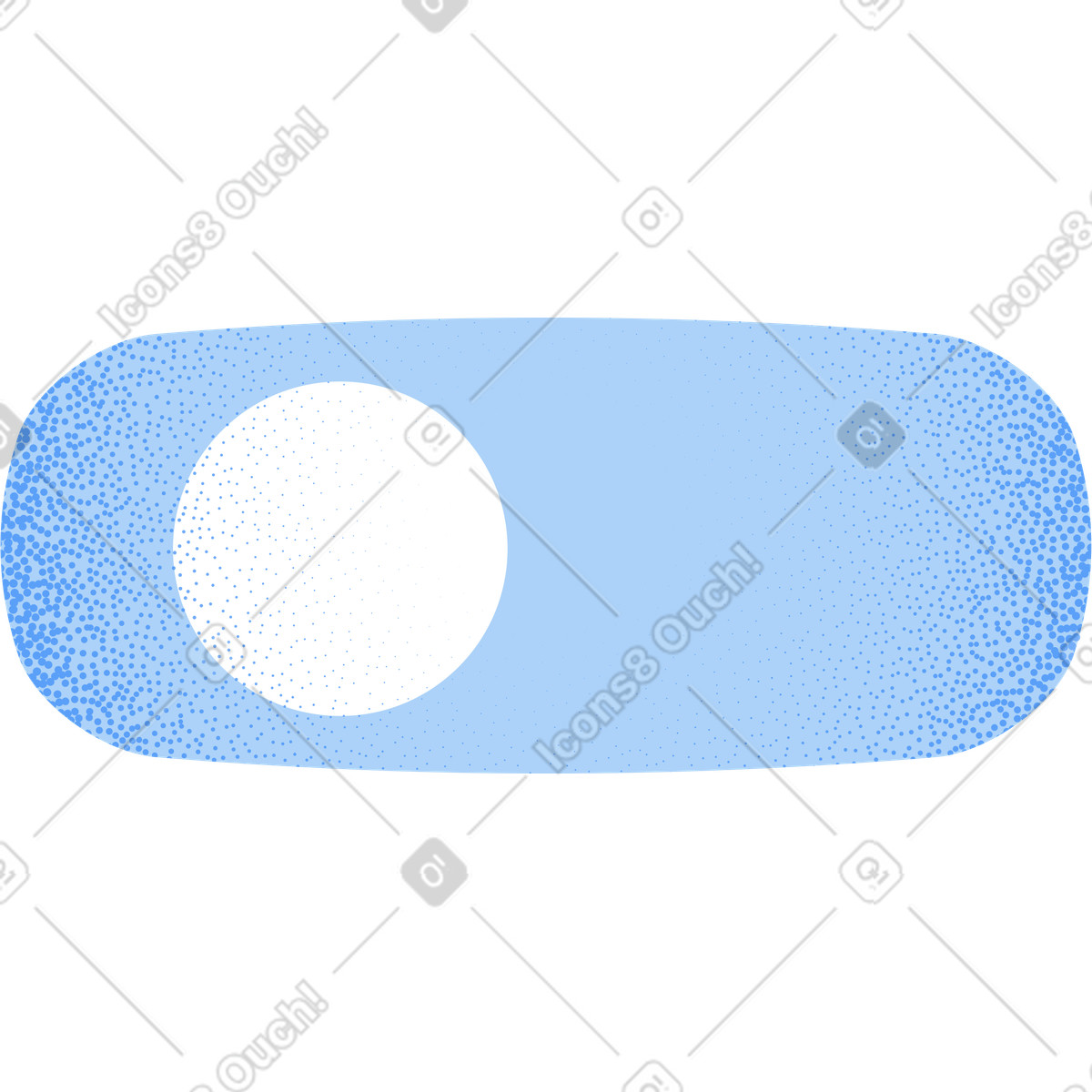 Ilustração de Grainy toggle switch em no estilo Grain para baixar em PNG, SVG