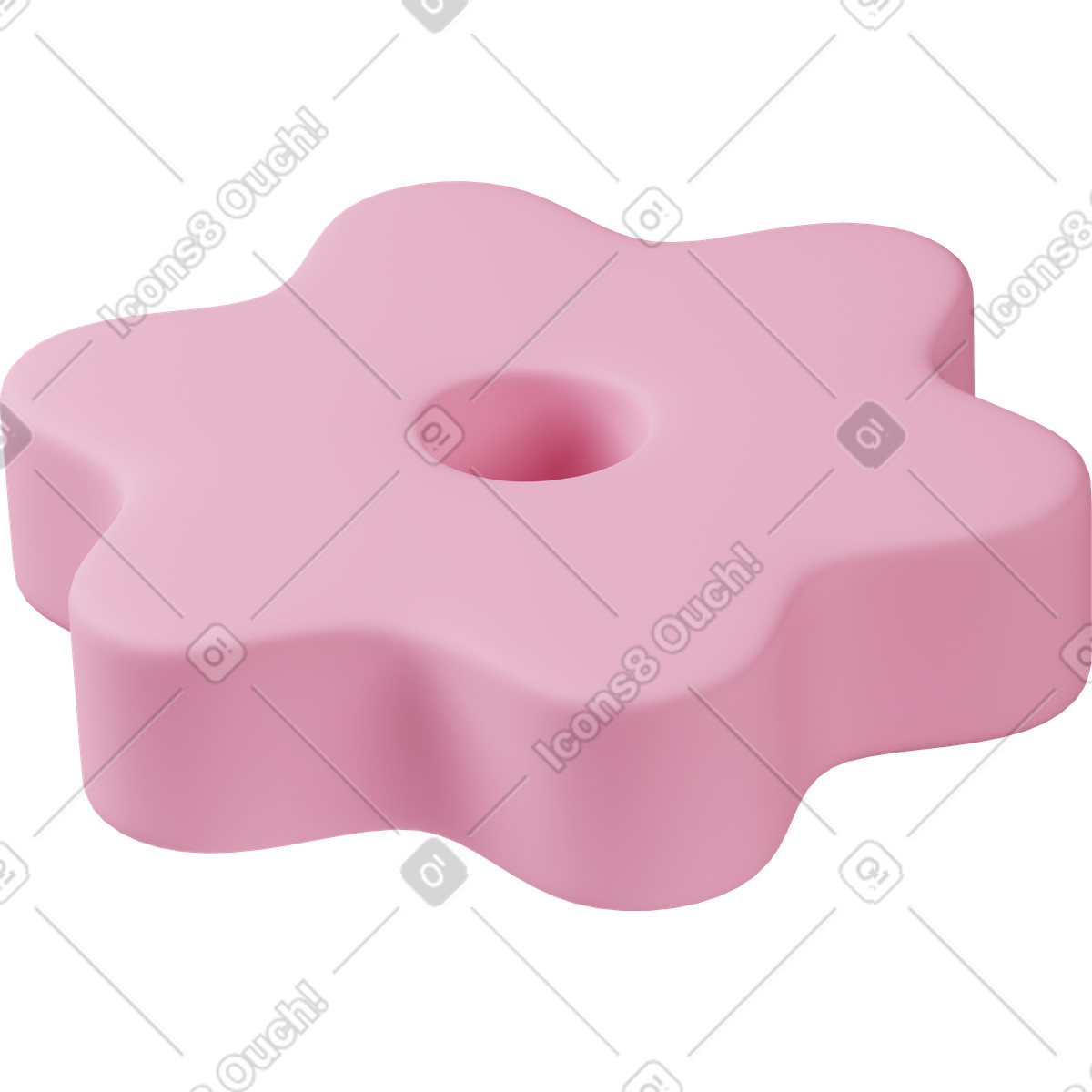 Ilustração de Floral bead em no estilo 3D Casual life para baixar em PNG, SVG