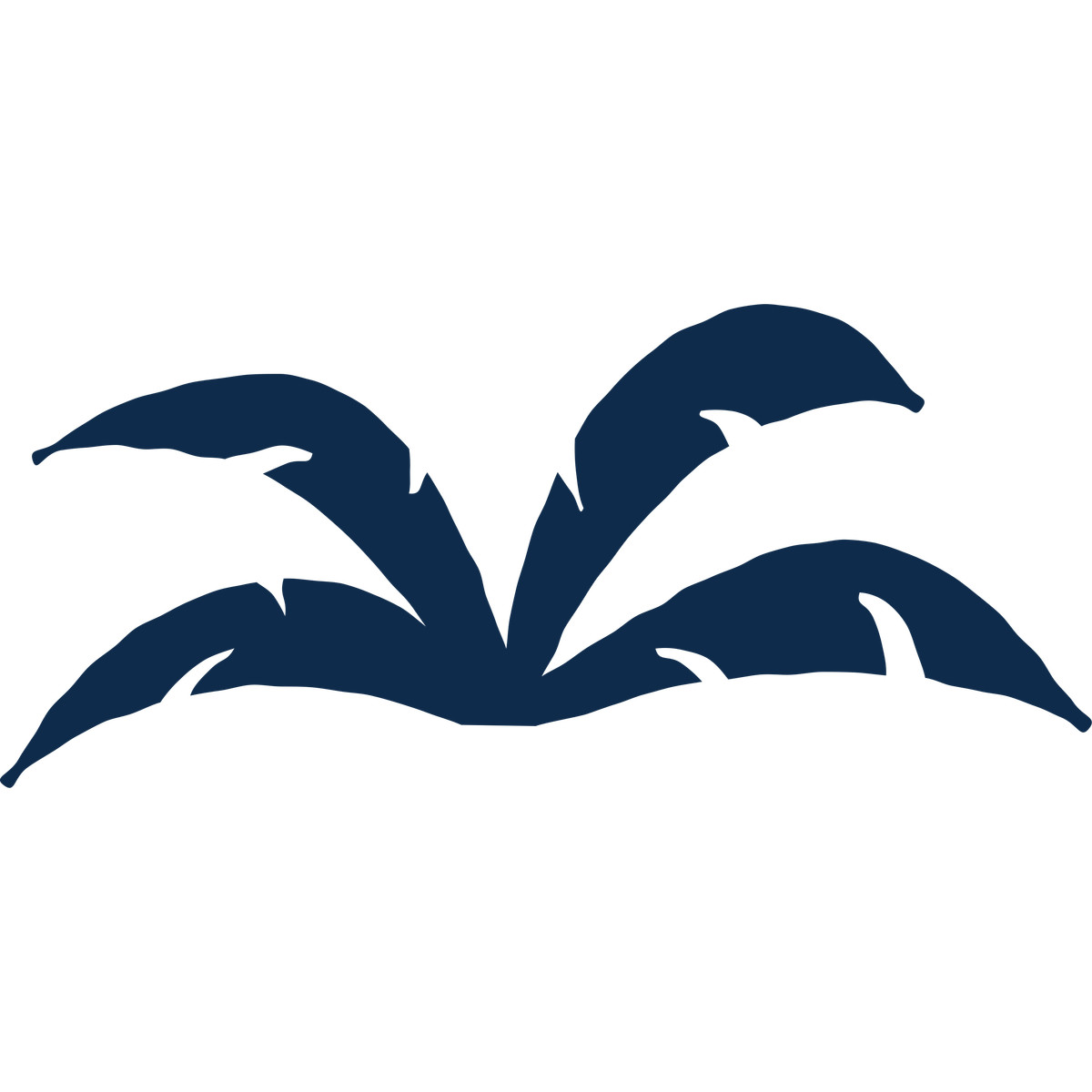 Tropical leaves illustration in Cherry style download in PNG, SVG