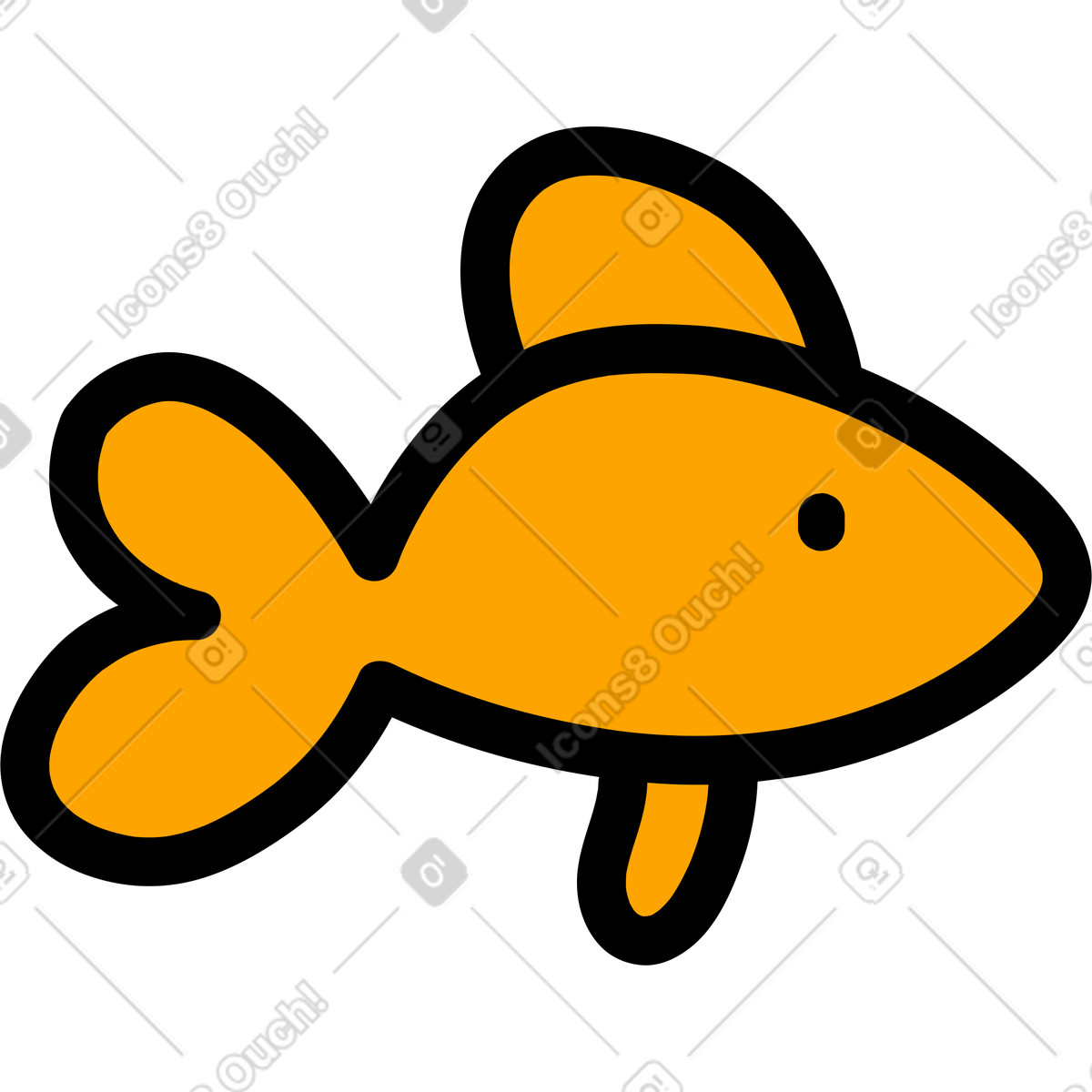 下载 Purr 风格的 鱼 插画，支持 PNG、SVG 格式