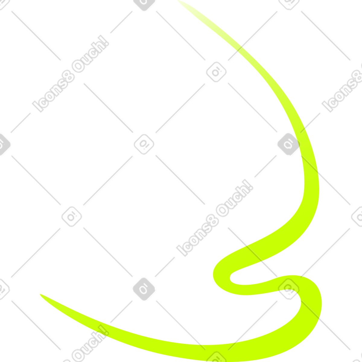 Fumo verde illustrazione in stile Space scarica in PNG, SVG