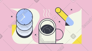Coffee break PNG, SVG