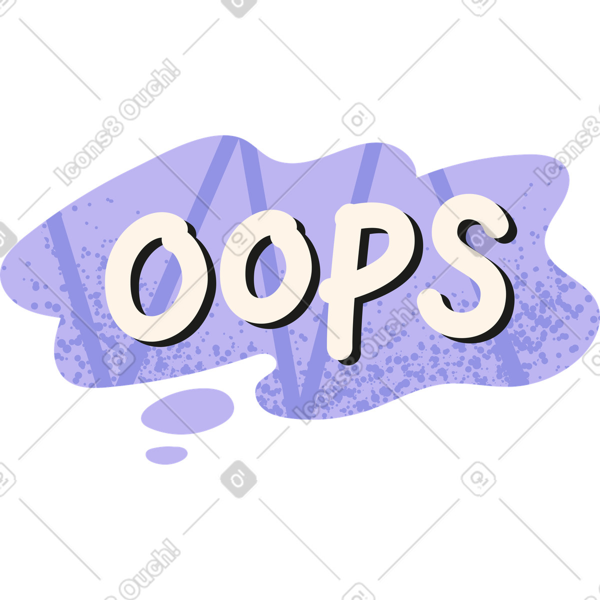 Ilustración Oops en estilo Pale a descargar en PNG y SVG