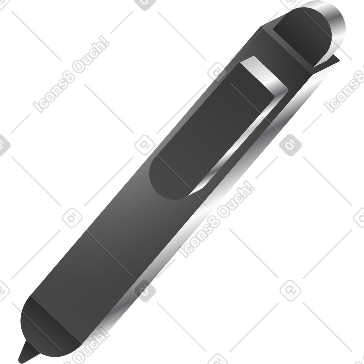 Token スタイルの 鉛筆 のイラストをPNG、SVG形式でダウンロード