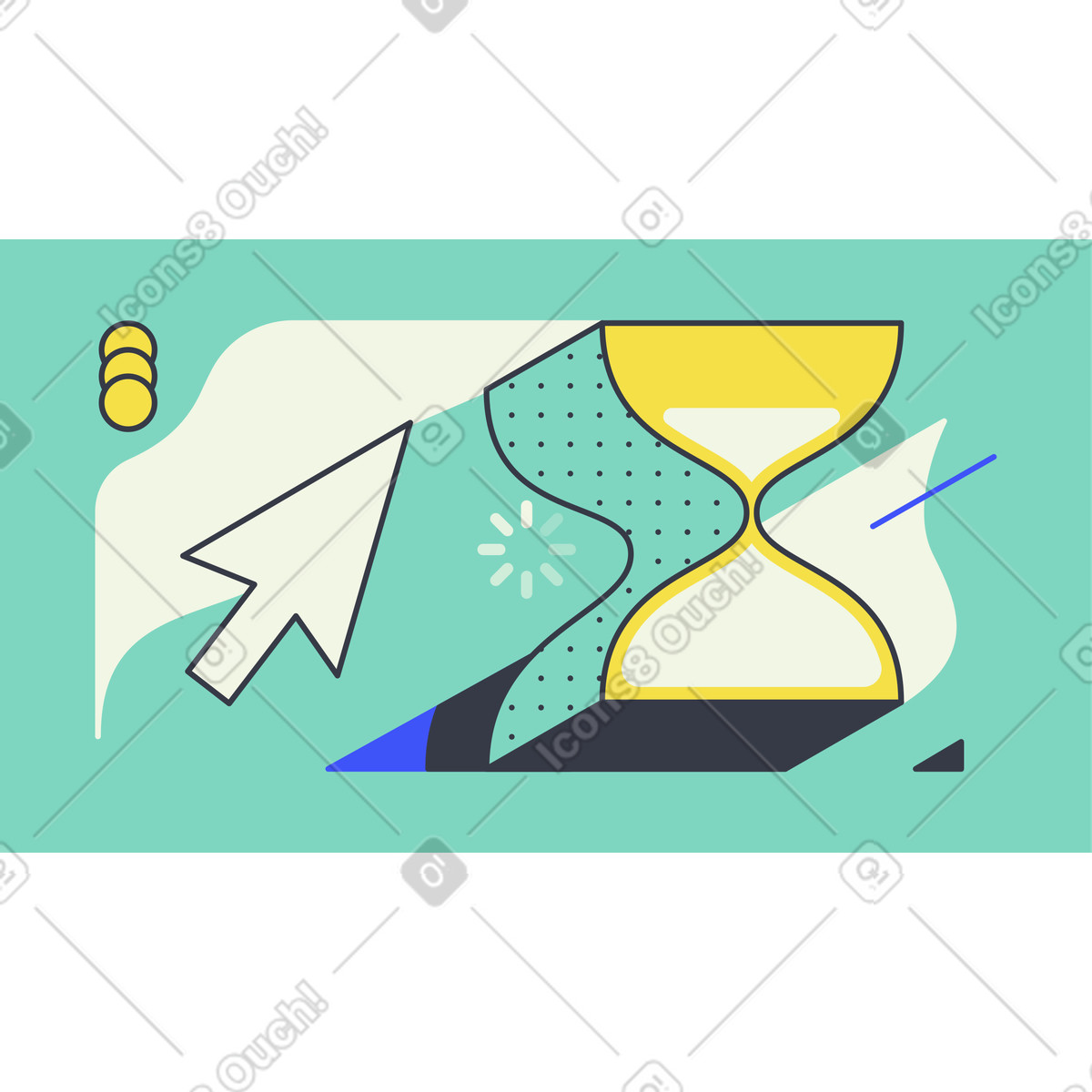 Waiting illustration in PNG, SVG
