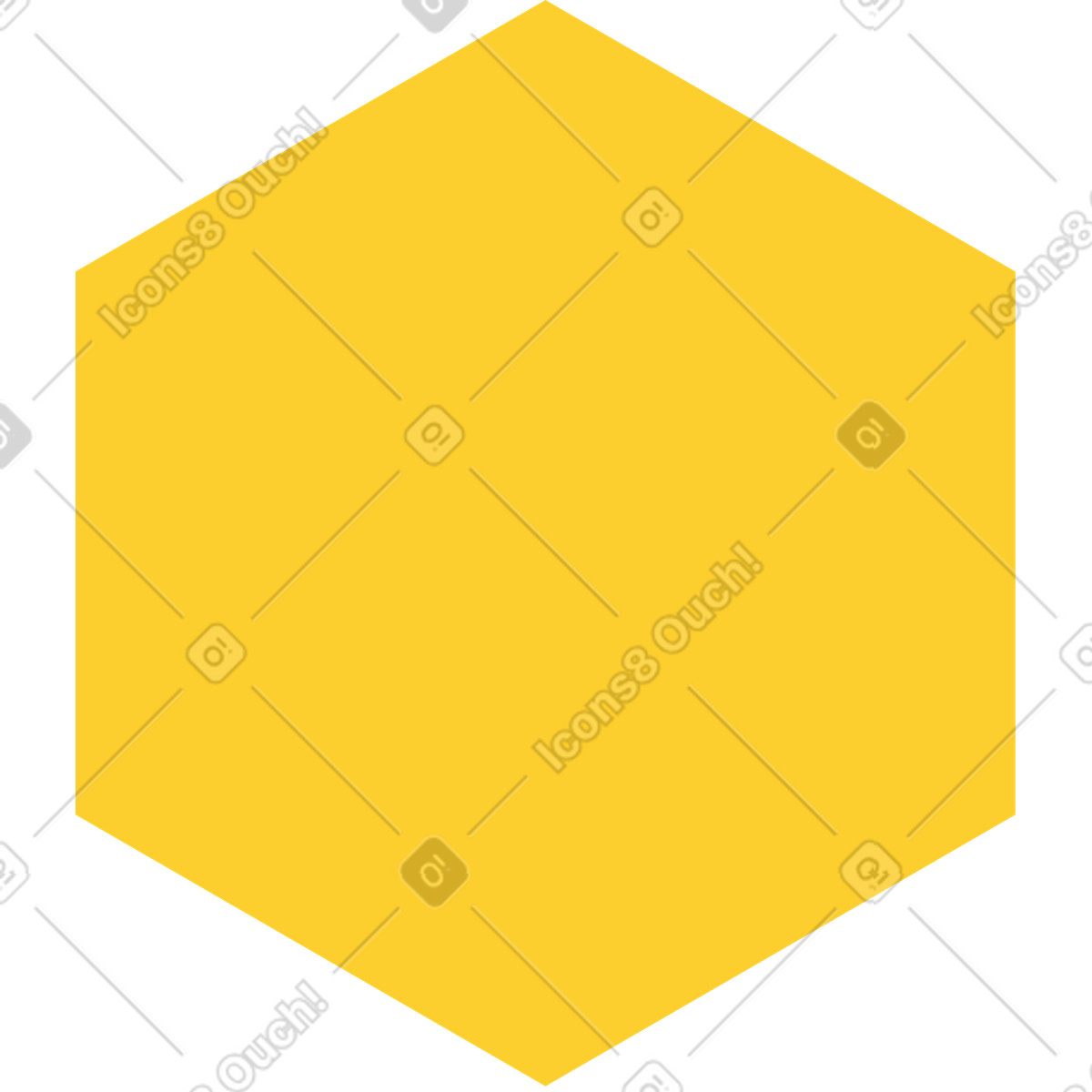 Illustration Hexagone dans le style Taxi à télécharger aux formats PNG, SVG