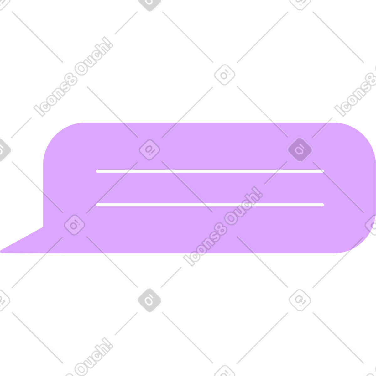 Illustration Bulle large dans le style Grapy à télécharger aux formats PNG, SVG