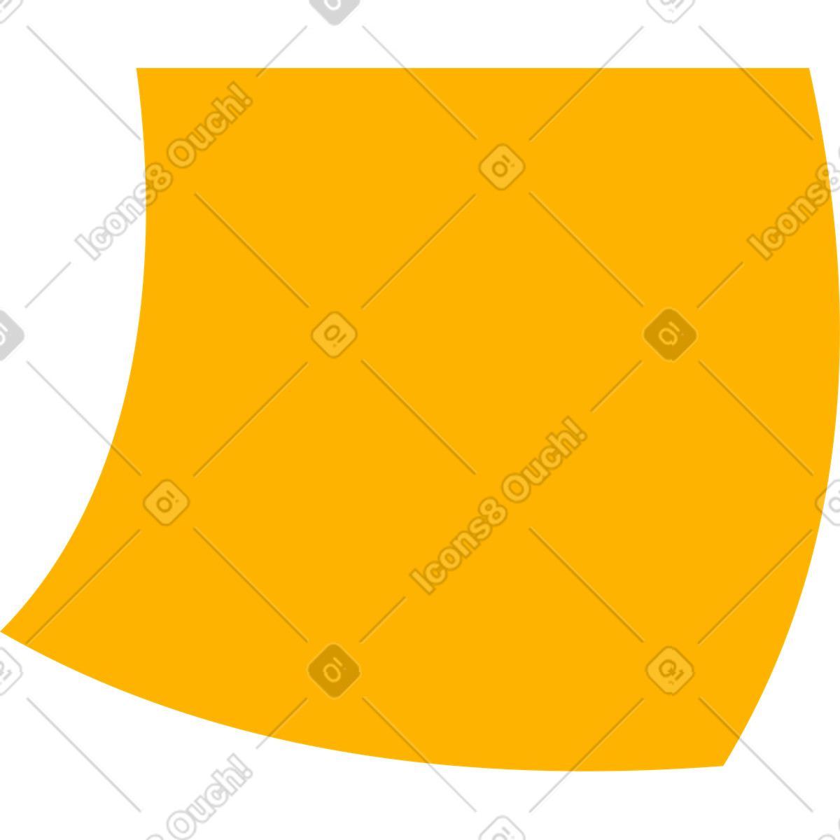 Post it illustrazione in stile Flame scarica in PNG, SVG