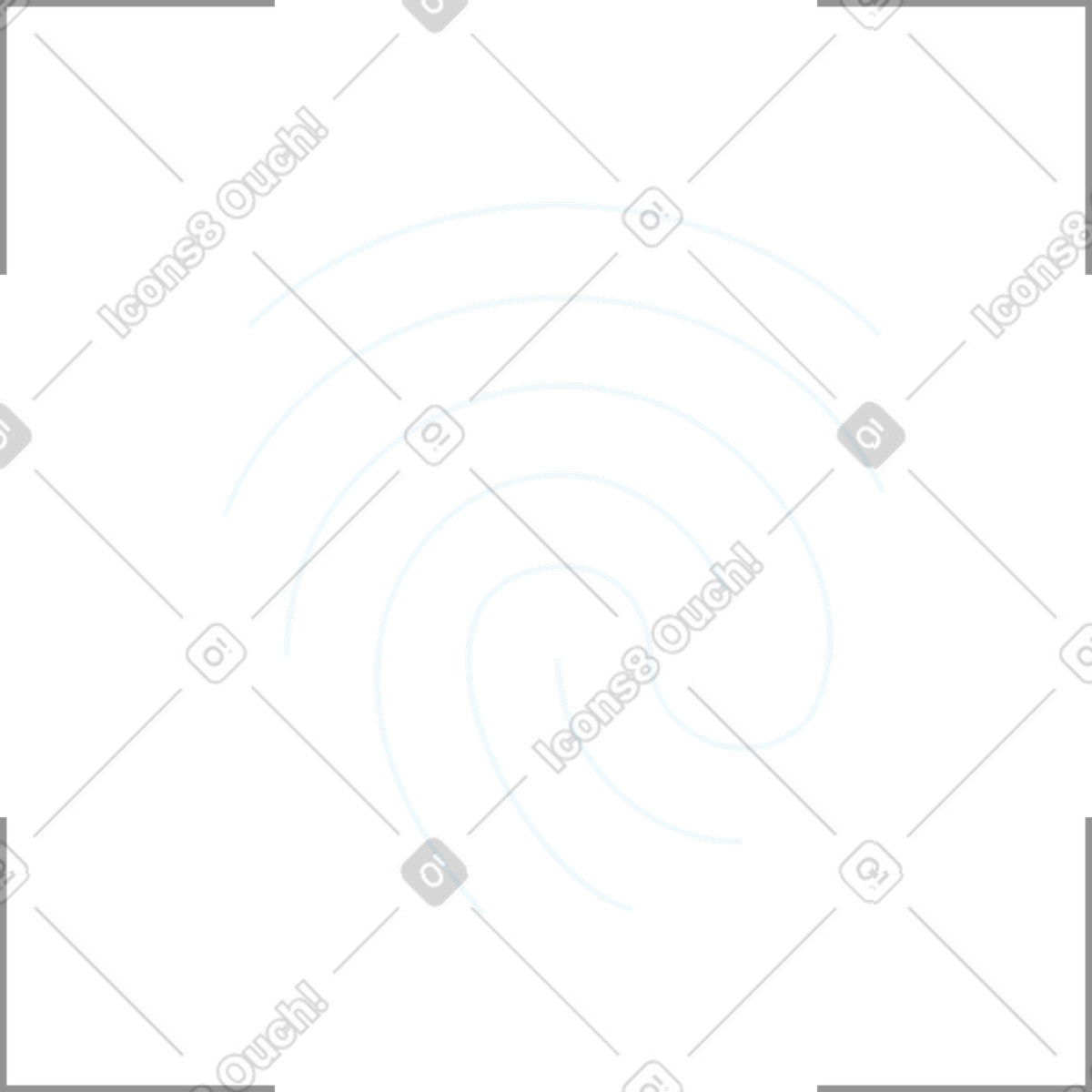 Concept 스타일의 지문 일러스트레이션 PNG, SVG 다운로드