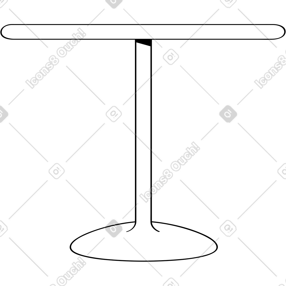 Illustration Tableau blanc dans le style Looney à télécharger aux formats PNG, SVG