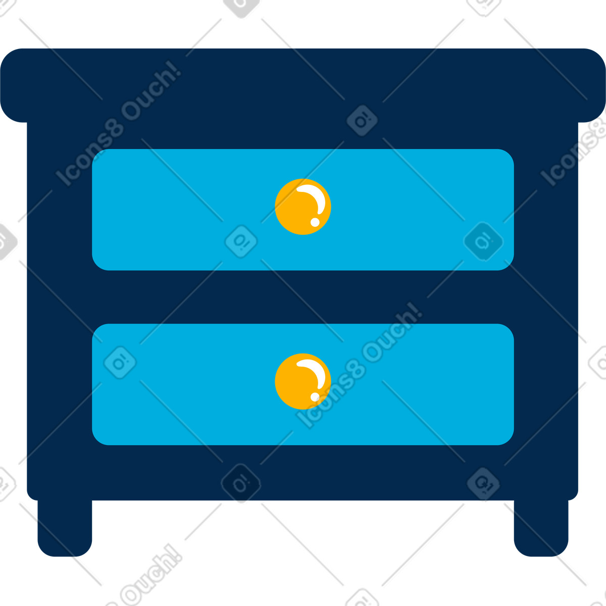 Nachttisch-Illustration im Flame-Stil als Download in PNG, SVG