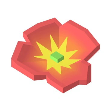 A blooming flower with petals opening wide, showcasing its intricate inner structure.