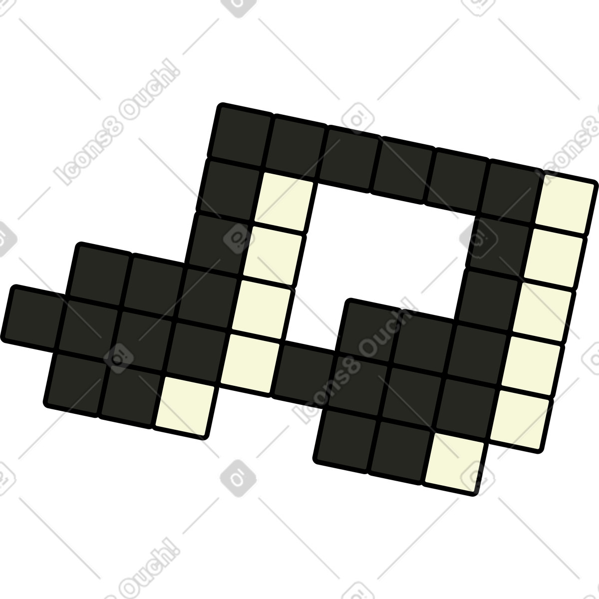 Small note illustration in Retro style download in PNG, SVG