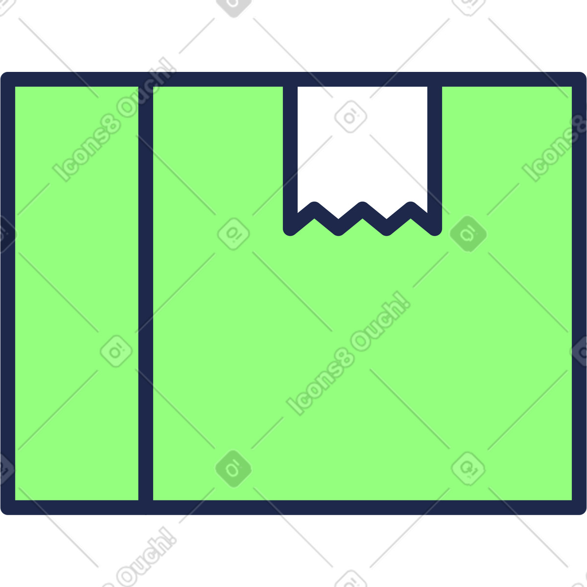 Ilustração de Caixa em no estilo Outline para baixar em PNG, SVG