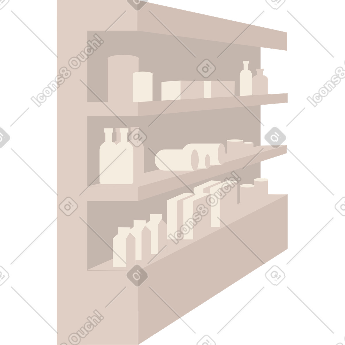 Cremagliera illustrazione in stile Pale scarica in PNG, SVG